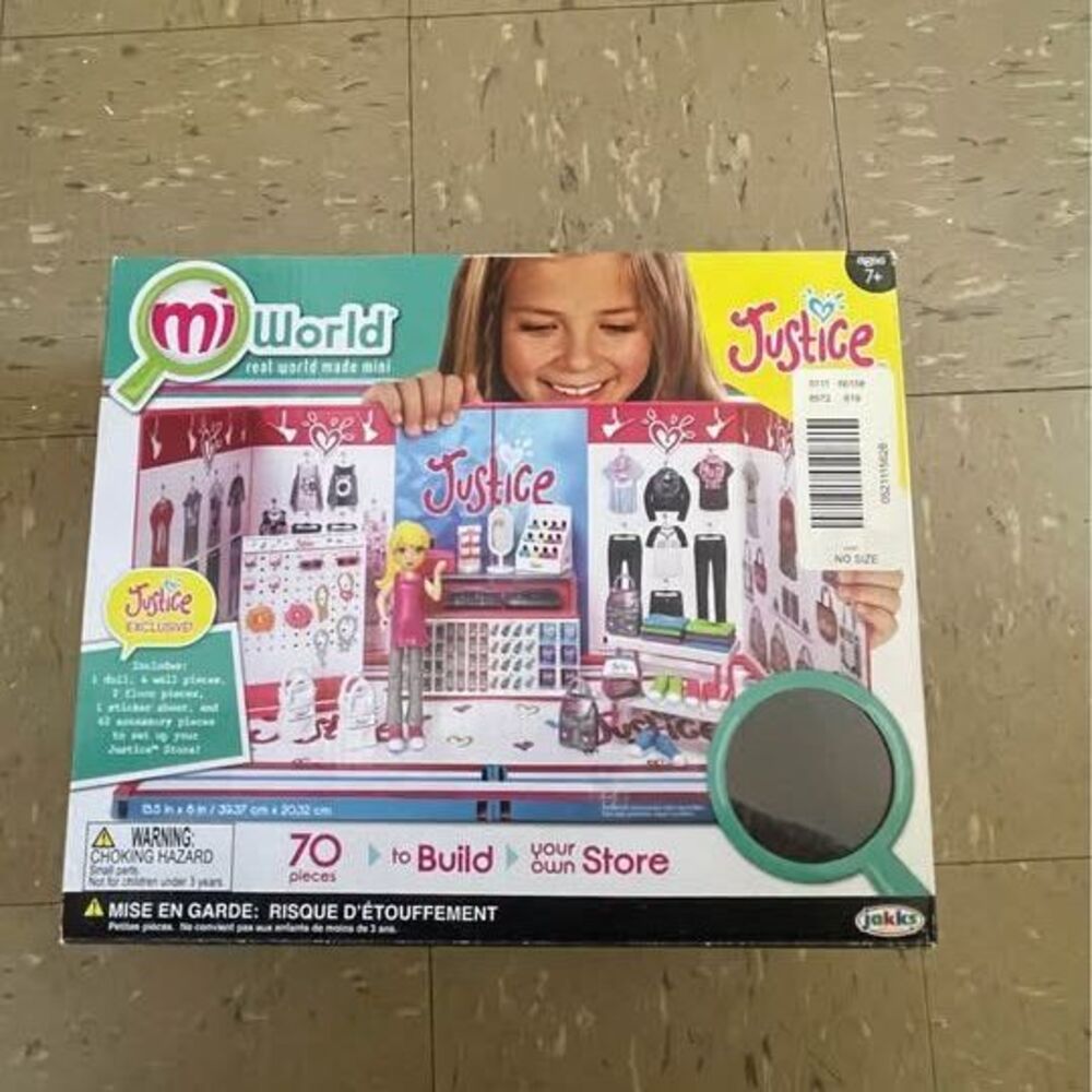 MiWorld Justice Mall Doll Miniature Playset with Box DISCONTINUED